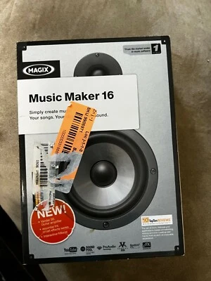 Music Maker 16 (DVD-ROM) For Windows (New! Factory sealed retail box) - Image 1 of 2
