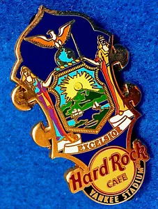 YANKEE STADIUM NY CORE HEADSTOCK SERIES NEW YORK STATE FLAG Hard Rock Cafe PIN - Picture 1 of 1
