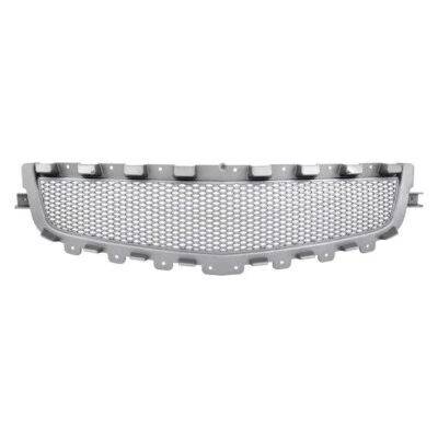 Center Grille Insert For 2008-2012 Chevrolet Malibu Center Plastic Silver Sedan - Изображение 1 из 4