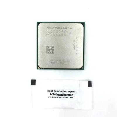 AMD Phenom II X4 955 3.2 GHz Quad-Core Socket AM2+/AM3 HDZ955FBK4DGM Processor - Image 1 of 3