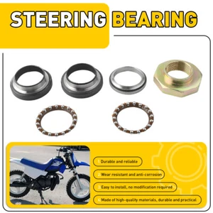 1Set Motorcycle Steering Bearing Kit Head Race Set Kit For YAMAHA PW50 1981-2023 - Picture 1 of 11