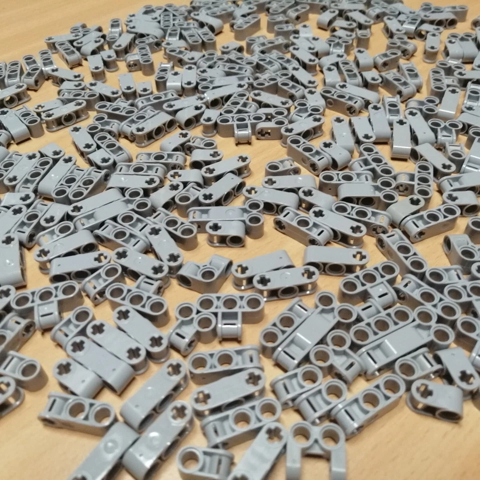 LEGO TECHNIC 300 x Verbinder versch. Ausführungen hellgrau / Technik Sammlung - Bild 1 von 4