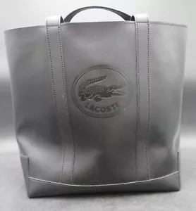 Lacoste L-tote Embossed Badge Leather Tote Bag - Picture 1 of 8