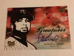 Francisco Liriano auto novato 2006 Clear Path to Greatness Blue Jays - Imagen 1 de 4