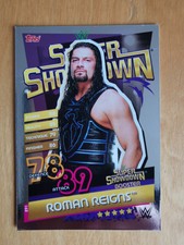Topps WWE Slam Attax Reloaded 2020 Super Showdown Booster Roman Reigns #291