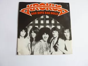 KROKUS BAD BOYS RAG DOLLS 7" SINGLE IN EXCELLENT CONDITION - Picture 1 of 2