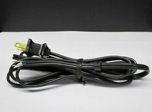 Elektrische Lampe, Radio, Kleingerät 6' schwarz Ersatzkabel - polarisierter Stecker - Bild 1 von 1