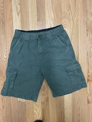 Boy Scouts of America BSA Official Uniform Shorts Youth 16 Canvas Cargo Green - Image 1 of 4