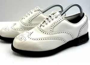 Etonic Dri-Tech Goretex Golf Shoes Size 7.5 7 1/2 White 7588 - Picture 1 of 11