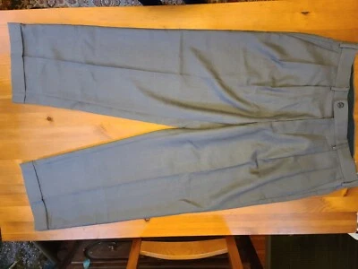 AXIST 全新带标签 传统 OLIVE 连衣裙/工作裤 尺寸 34 X 30  — 第 1/4 张图片