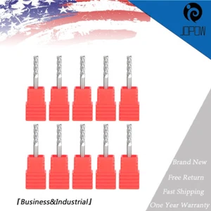 1/8" Diámetro 4 Flautas 1-1/2" Longitud Total Carburo Fresadora de Extremo Cuadrado 10 PIEZAS NUEVO - Imagen 1 de 9