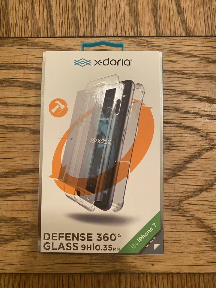 X-doria Defense 360° Cristal 9H | Funda 0,35 MM para IPHONE 7 | Transparente Foto 1 de 4
