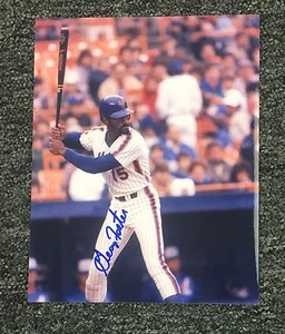 George Foster Auto 8 X 10 New York Mets Signed - Picture 1 of 1