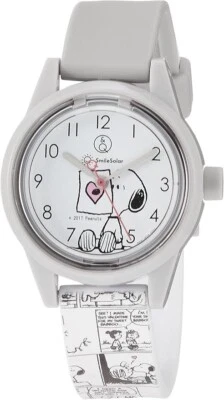 COLECCIÓN PEANUTS Reloj Snoopy RP01-808 Blanco, Q&Q SmileSolar, Analógico, Cuarzo Foto 1 de 3