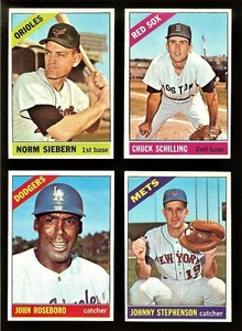 1966 Topps Baseball:  Choose Your Card  (#2 to #190)