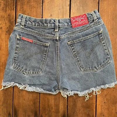 Pantalones cortos de jean vintage sin excusas con botones talla 9/10 Foto 1 de 4