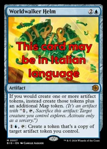 MTG WORLDWALKER HELM 7 EXC - ELMO DEL CAMMINAMONDI - BIG IT - MAGIC - Picture 1 of 1