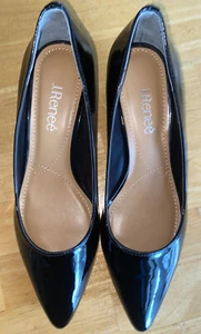 Scarpe eleganti donna J Renee nere vernice Bonita taglia 8,5 M nuove senza scatola - Foto 1 di 6