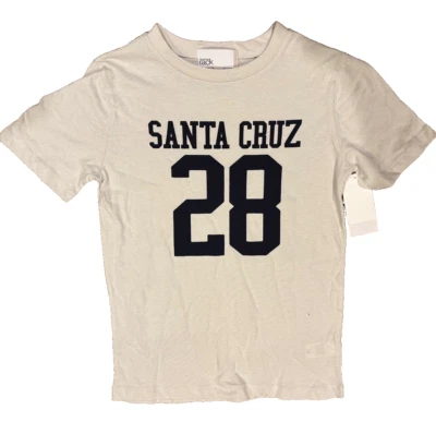 Camiseta Universitaria Nordstrom Rack Santa Cruz #28 Niños M/8-10 Blanca Foto 1 de 3