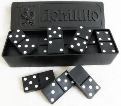 Russian DOMINOES - ДОМИНО - Board Game Domino New Made in Vladimir - Image 1 of 3