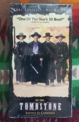 Tombstone VHS SEALED BVHV Stamp Hollywood Pictures Kurt Russell Val Kilmer VTG  - Image 1 of 4