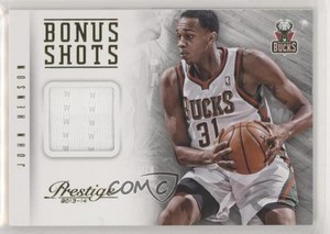 2013-14 Panini Prestige Bonus Shots Materials John Henson #57