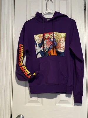 DragonBall Z Hoodie Sweat Shirt Super Saiyan Goku Vegeta Gohan Goten SZ S ..4759 - Photo 1/4