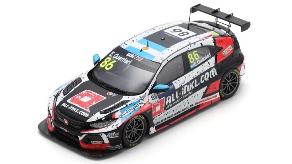 Honda Civic #86 Winner Race 1 Wtcr 2020 Aragon Ii E.guerrieri 1:43 Model - Immagine 1 di 1