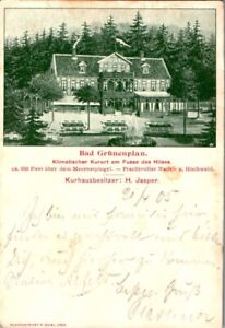 AK GRUSS AUS BAD GRÜNENPLAN DELLIGSEN HOLZMINDEN KURHAUS BES. H. JASPER 1905