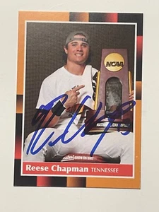 Tennessee Volunteers REESE CHAPMAN Signed Card - Picture 1 of 1