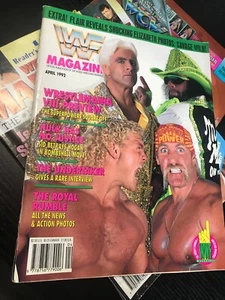 WWF WWE Magazine APRIL 1992 Wrestlemania Special - Hogan Ric Flair Macho Man - Picture 1 of 3