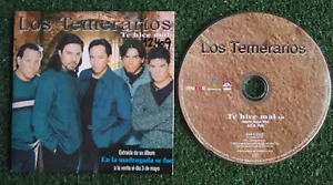 Tex Mex LOS TEMERARIOS **Te Hice Mal** SCARCE PROMO CD Single 2000 Spain - Picture 1 of 2