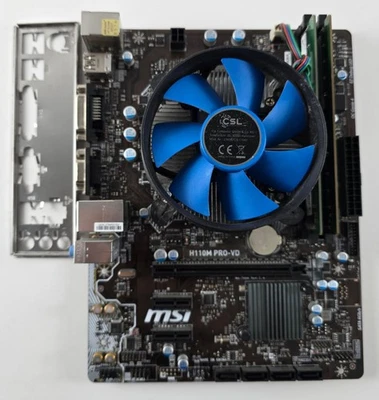 Intel Core i5 7500 + MSI H110M PRO-VD + 16GB DDR4 - Bild 1 von 2
