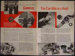 Vintage Miniature Camera Buying Guide 1954 pictorial - Picture 1 of 2