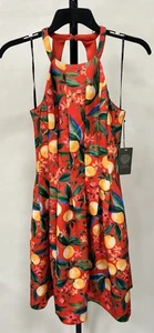 Vince Camuto Damen ärmelloses Neckholder Fit & Flare Kleid-Größe 4 - Bild 1 von 3