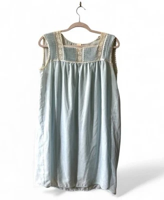 Sears Nightgown Lace Baby Blue Sz 36/Medium Lightweight Vintage 60’s - Image 1 of 4