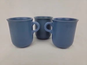 Dansk,Mesa Blue Sky,Coffee Mugs, Stoneware, 4" Tall, Set Of 3 - Picture 1 of 9
