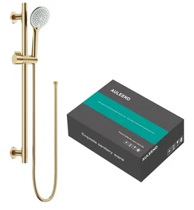 Duschschiebestange Handbrausekopf mit Schlauch, 5 Funktionen Handbrause mit  - Bild 1 von 3