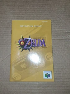 The Legend of Zelda Majora’s Mask Manual N64 U/NUS-NZSE-USA-1 Original SAUBER - Bild 1 von 4