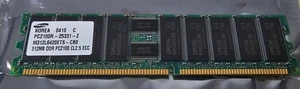 Samsung 512Mb M312L6420ETS-CB0 PC2100 DDR ECC Ref00349 - Picture 1 of 2