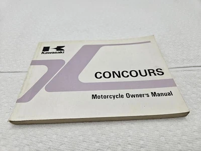 Manual del propietario Kawasaki Concours 99920-1577-01 dueño ZG1000-A7 Pub 1991 Foto 1 de 4