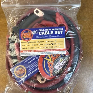 Kit de cables de batería Toyota 4Runner Big 7 (Gen 5 - 2010-2024) cables Toyota punto com - Imagen 1 de 4