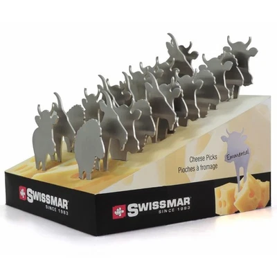 Swissmar Käse Picker Set Display Edelstahl Partypicker Wurstpicker 24-teilig - Bild 1 von 4