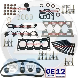 PER RENAULT CLIO 172 182 2.0 SPORT F4R GUARNIZIONE TESTA VALVOLE BULLONI CINGHIA DISTRIBUZIONE KIT - Foto 1 di 1
