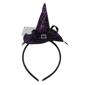 Elaine Room Headband Hat Hoop Band Headwear Witch Wizard Spiderweb for Hallow... - Picture 1 of 4