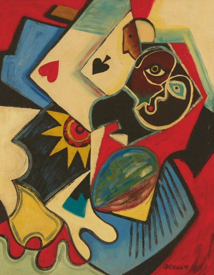 John D. Graham Без названия: Архивное Качество Жикле Художественная Печать 1930 - Изображение 1 из 2