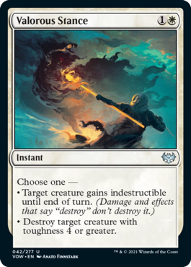 x1 Valorous Stance - Innistrad: Crimson Vow - NM - MTG - Image 1 of 1