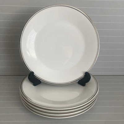 ROYAL DOULTON PLATINUM CONCORD BONE CHINA SALAD PLATE X6 - H 5048 - Image 1 of 4