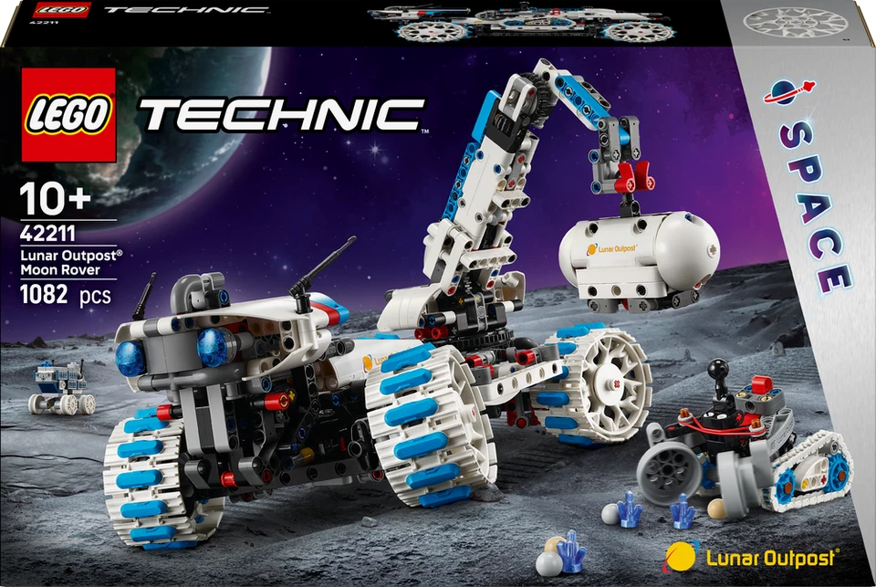 LEGO Technic 42211 Lunar Outpost Moon Rover 1082 piezas kit de construcción de juguetes Foto 1 de 4