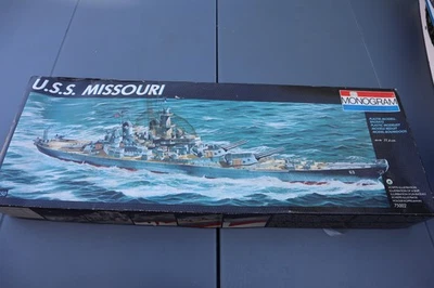 Monogram 75002 USS Missouri Battleship echelle 1/350 eme neuf - Photo 1/4